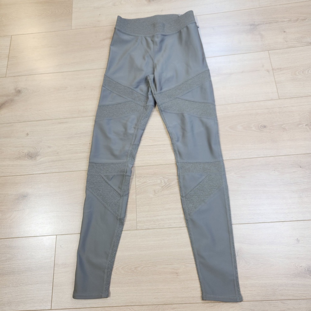 Alo Yoga High Waist Level Up Leggings Womens Medium Green Ankle Stretch